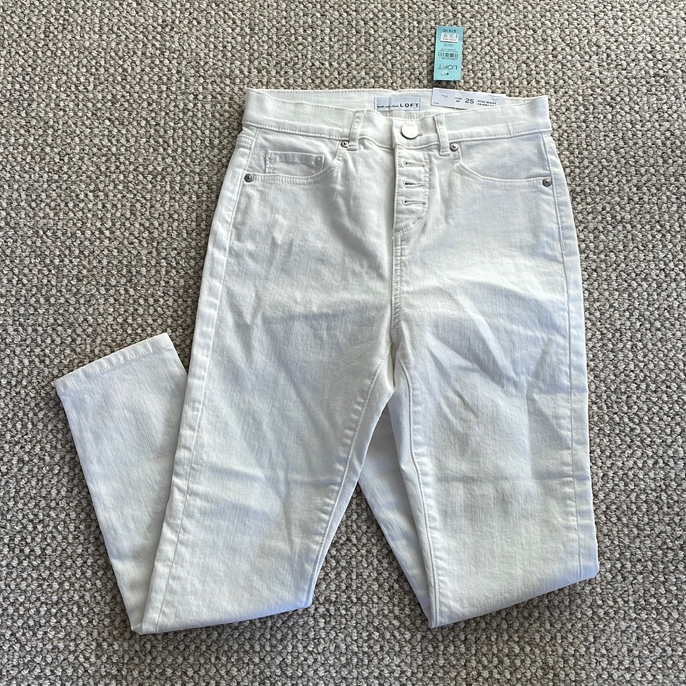 Loft skinny jeans, NWT!